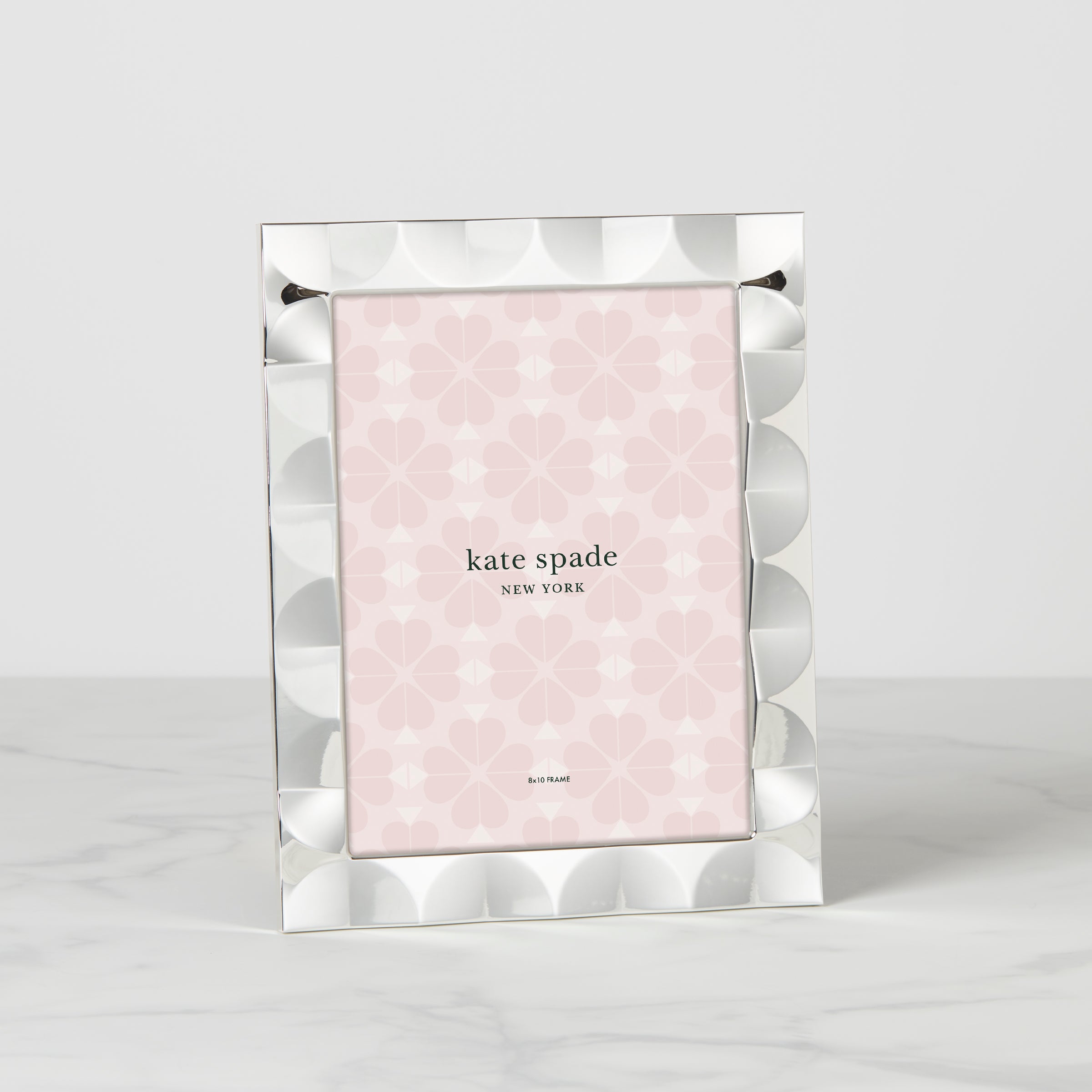 "South Street 8""x 10"" Silver Scallop Frame"