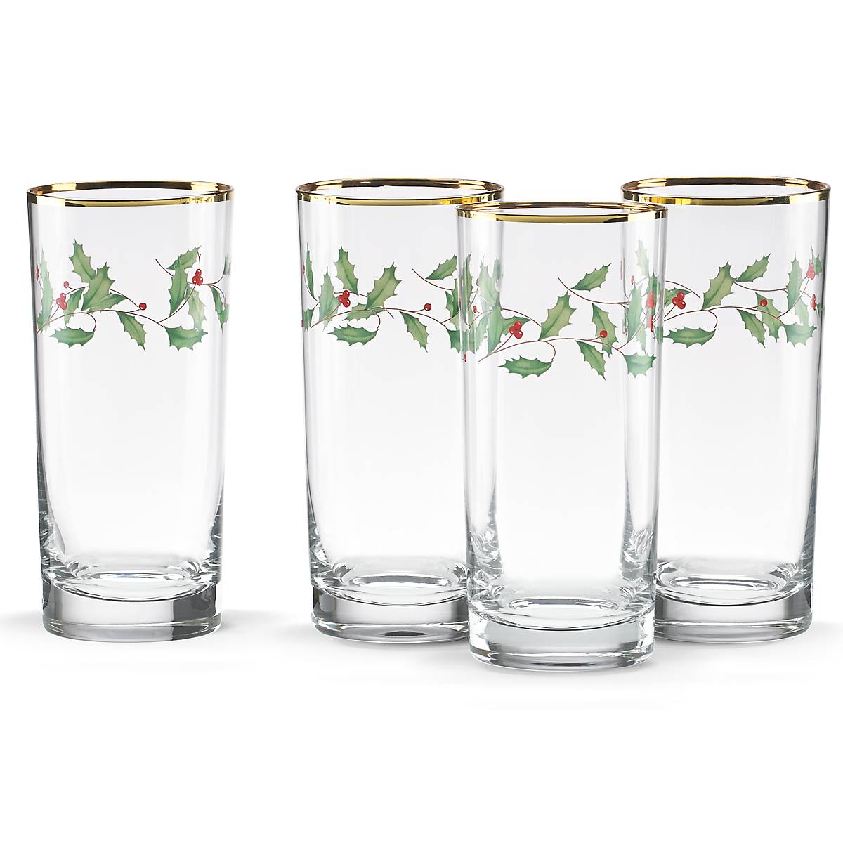 Holiday Highball Glasses - Set Of 4