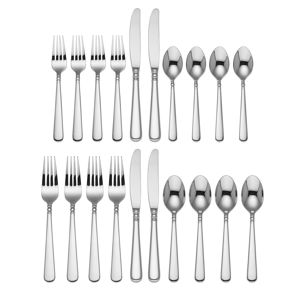 Pearl Platinum 20 Piece Flatware Set