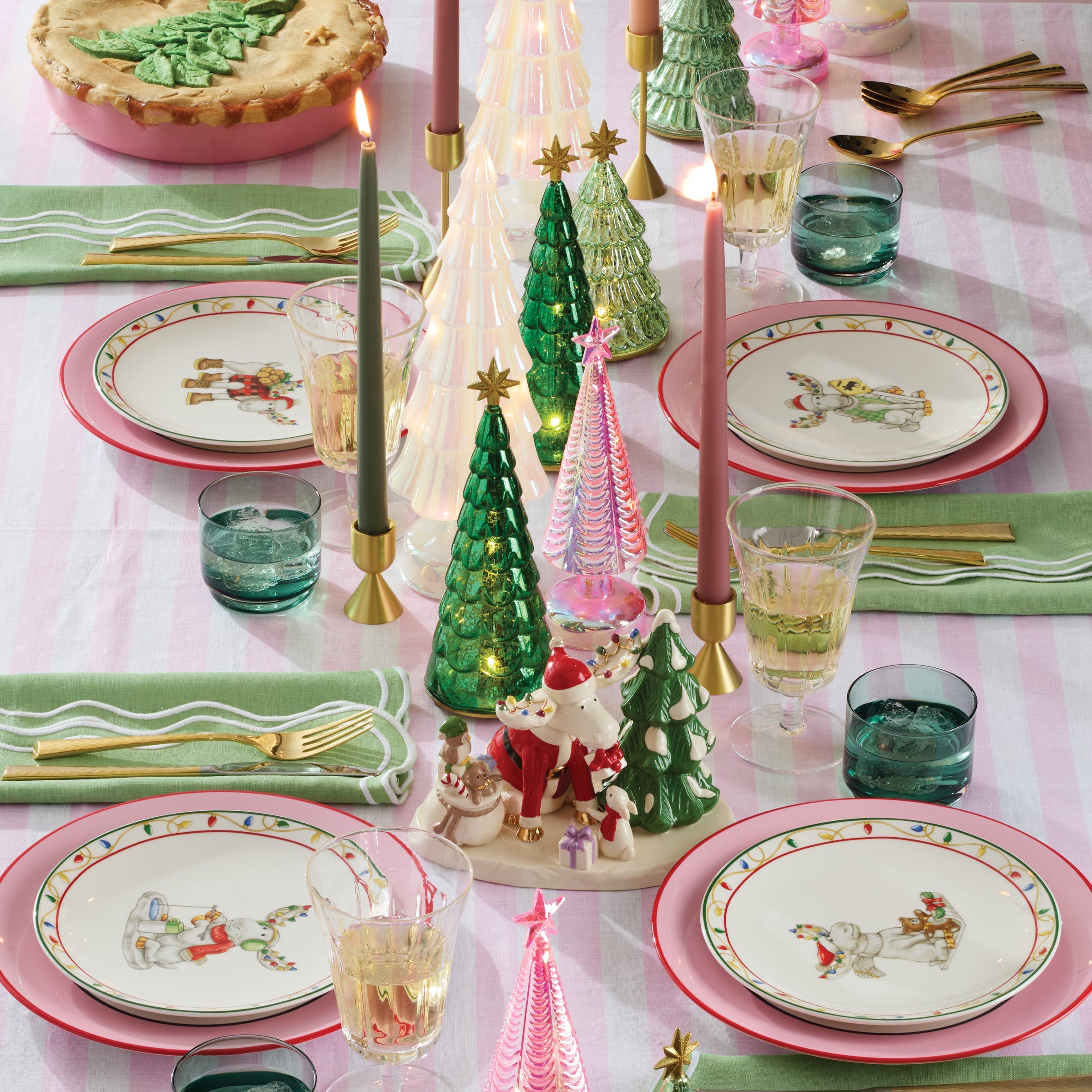 French Perle Tall Stem Glasses - Set Of 4