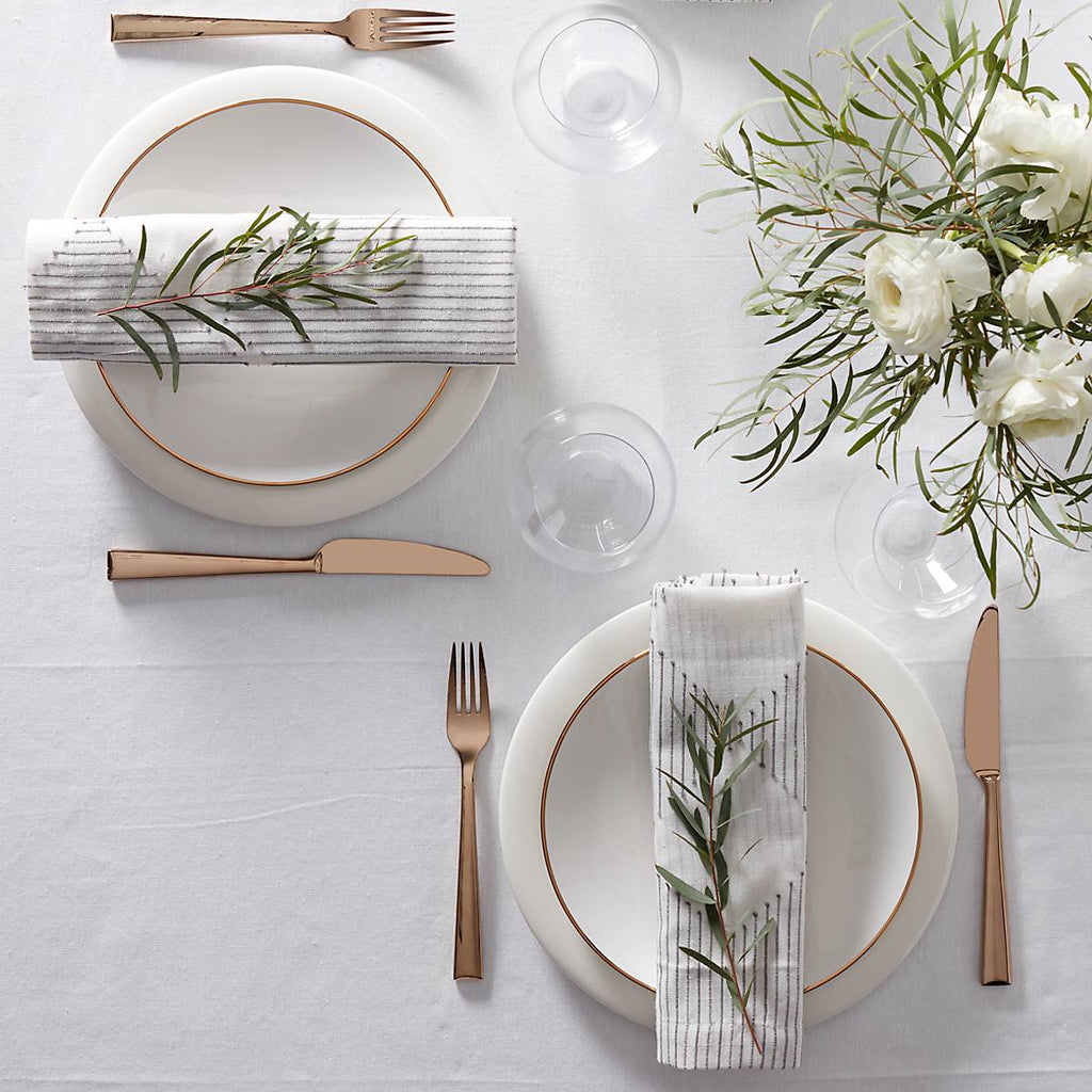 Trianna White Salad Plate