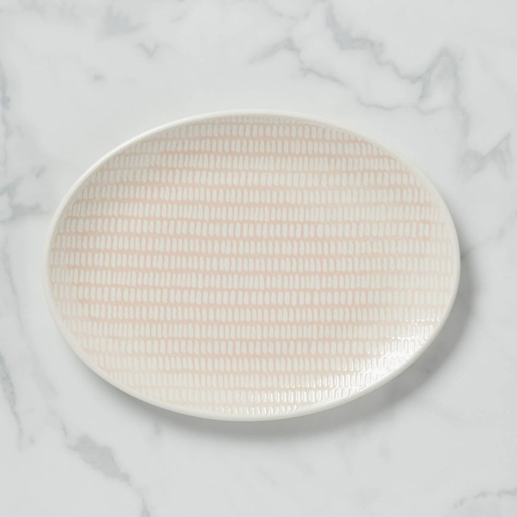 Textured Neutrals Dobby Platter