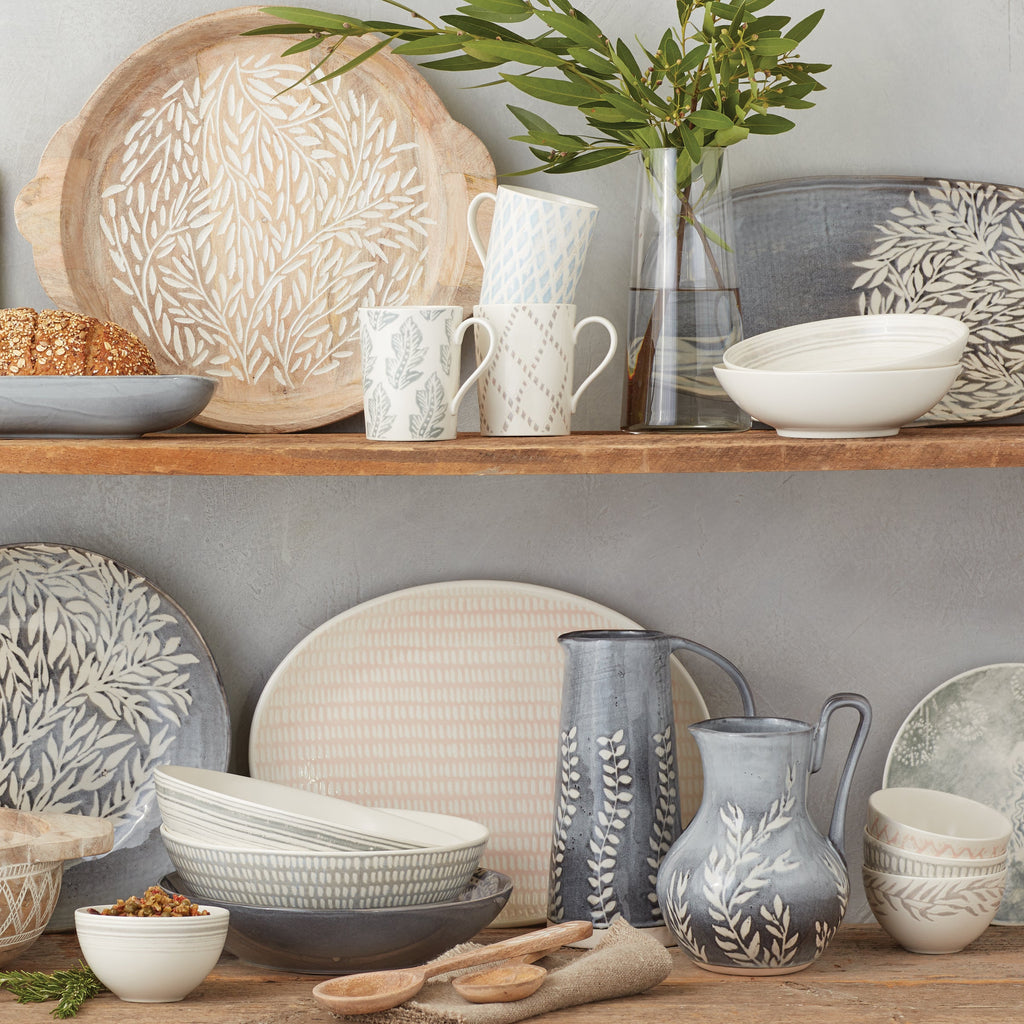 Textured Neutrals Dobby Platter