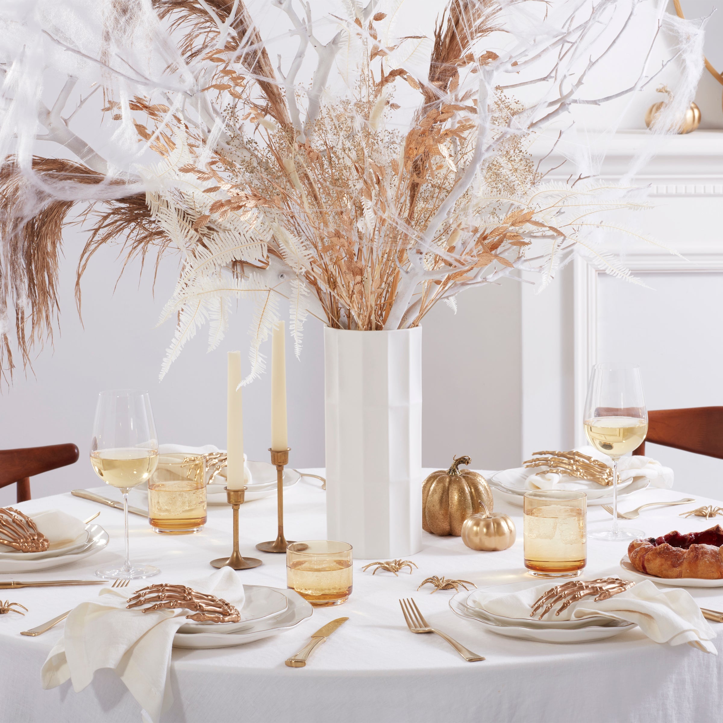 Tuscany Classics Stackable Amber Short Glasses - Set Of 4