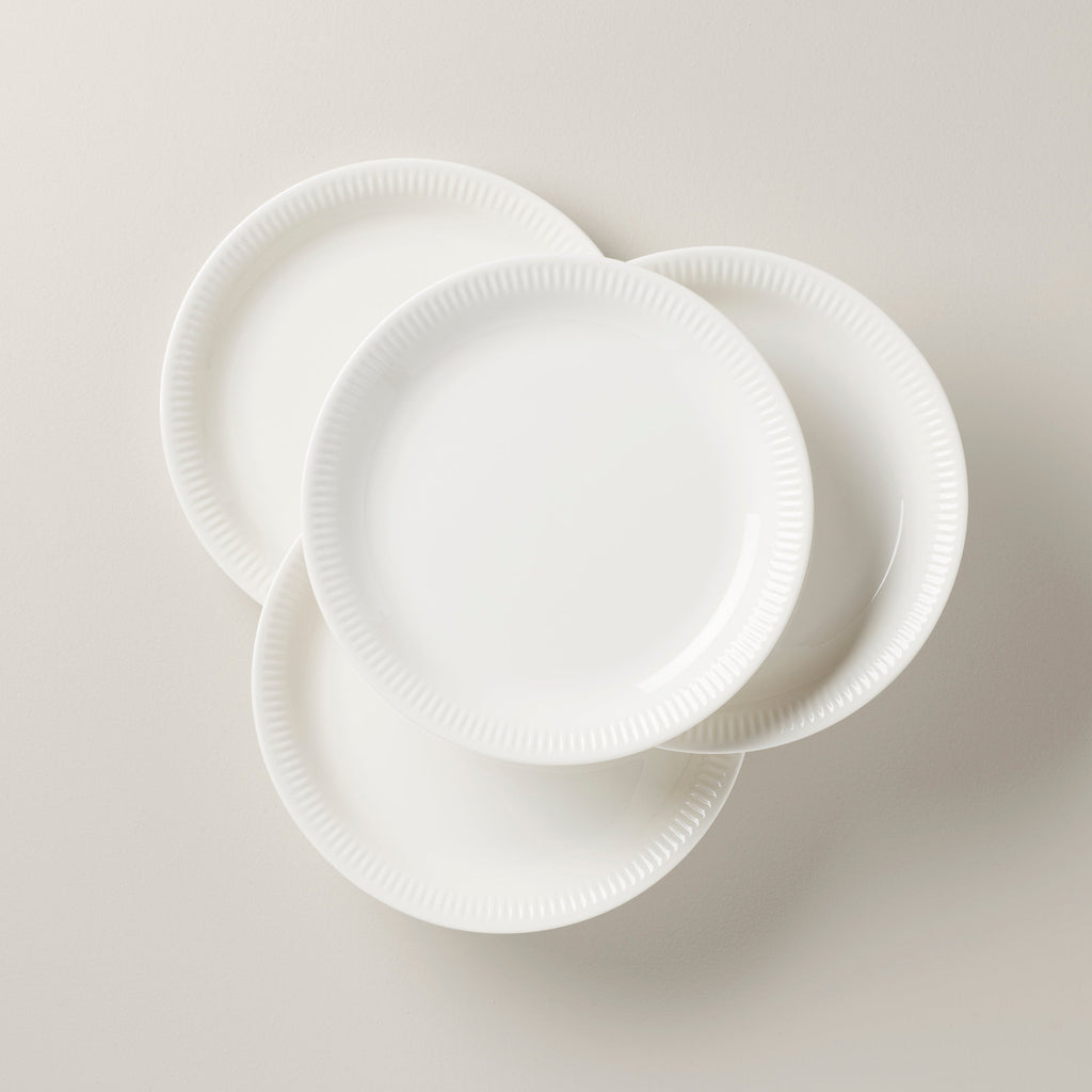 Profile White Dinner Plates - Set of 4