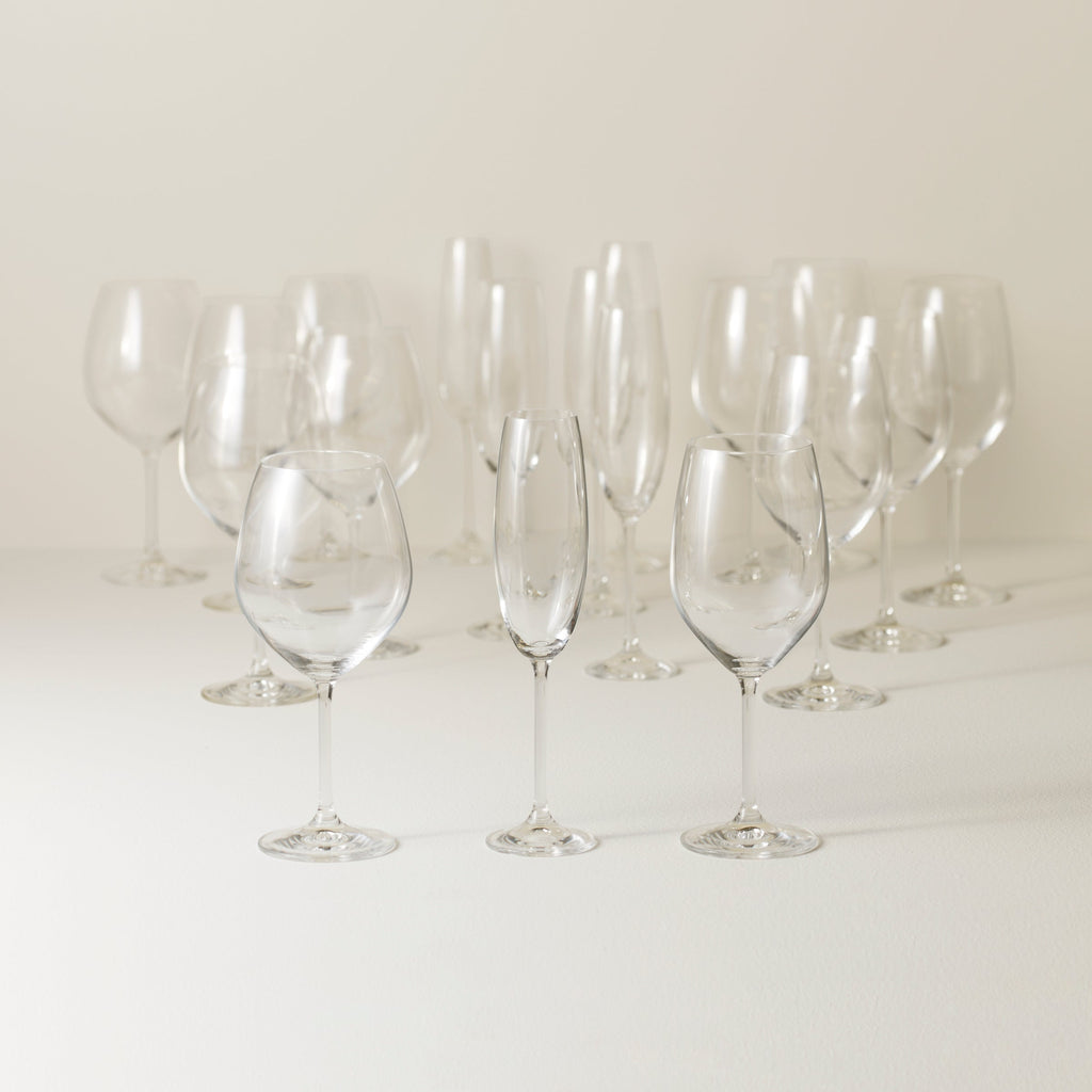 Tuscany Classics Mixed Wine Glasses - Set Of 18