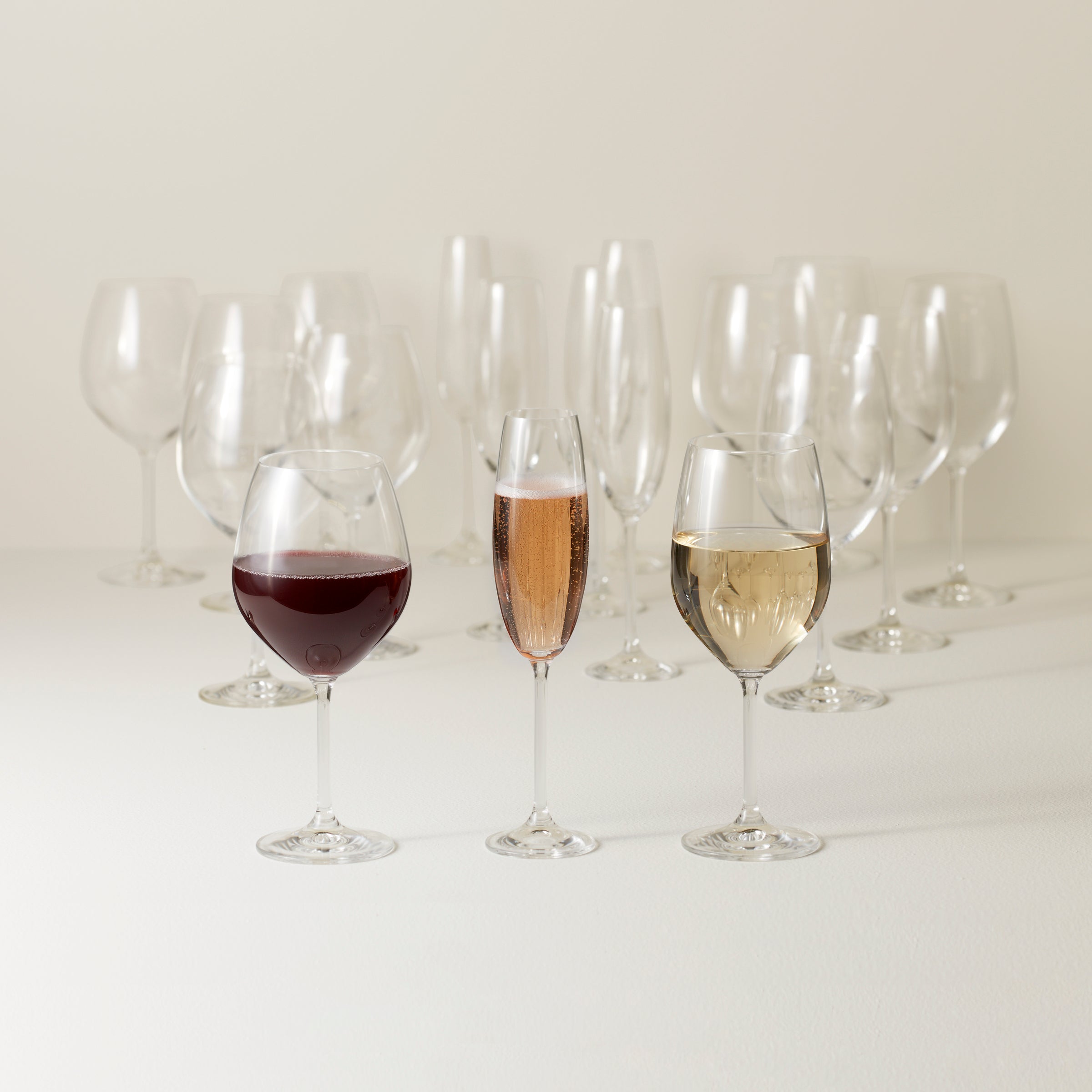 Tuscany Classics Mixed Wine Glasses - Set Of 18