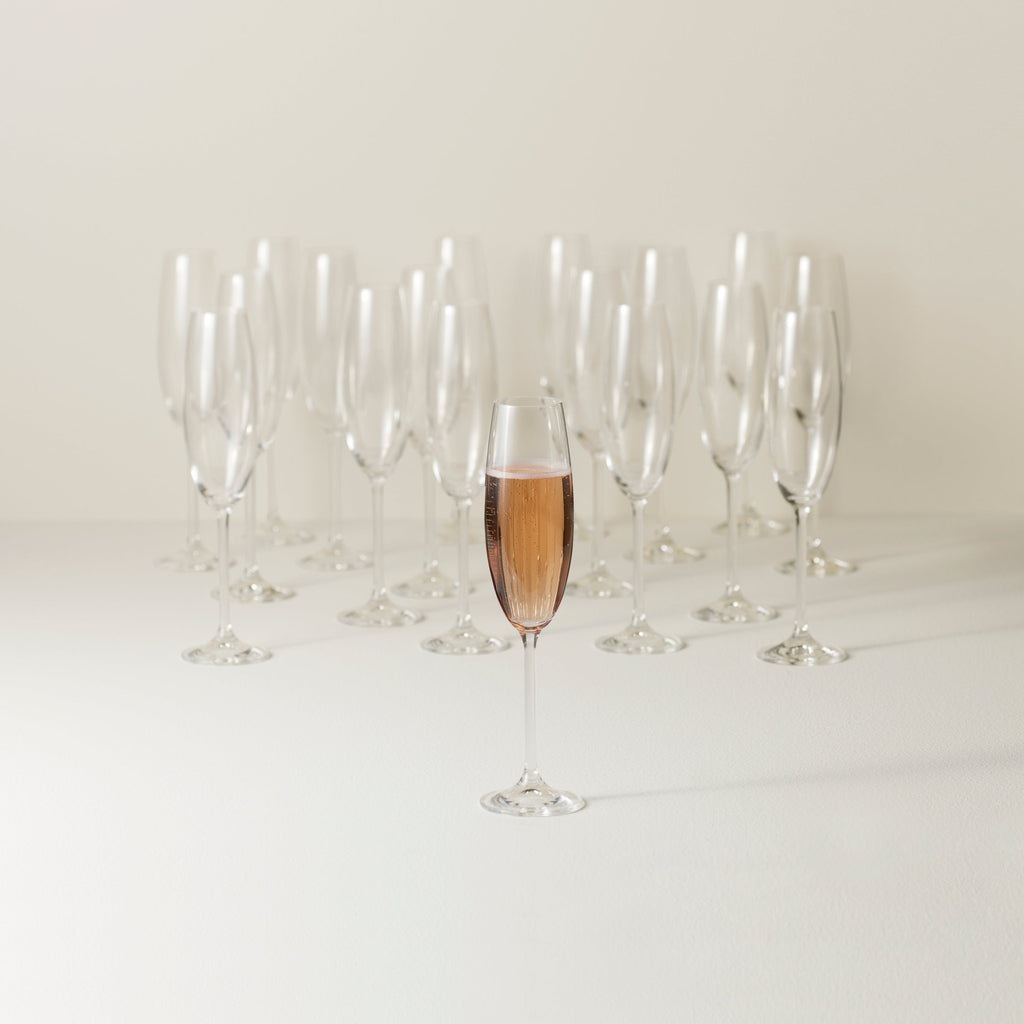 Tuscany Classics Champagne Flute Glasses - Set Of 18