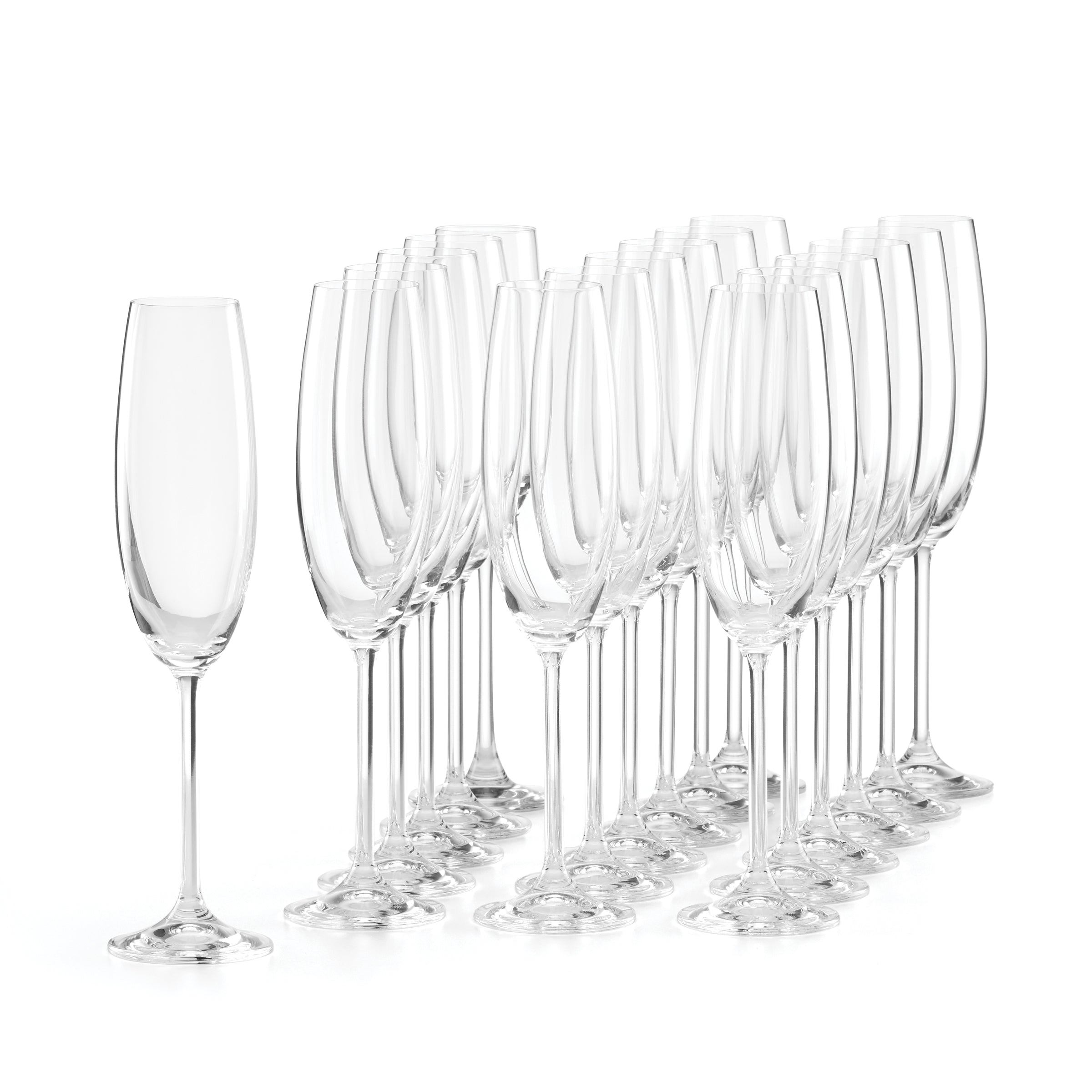 Tuscany Classics Champagne Flute Glasses - Set Of 18