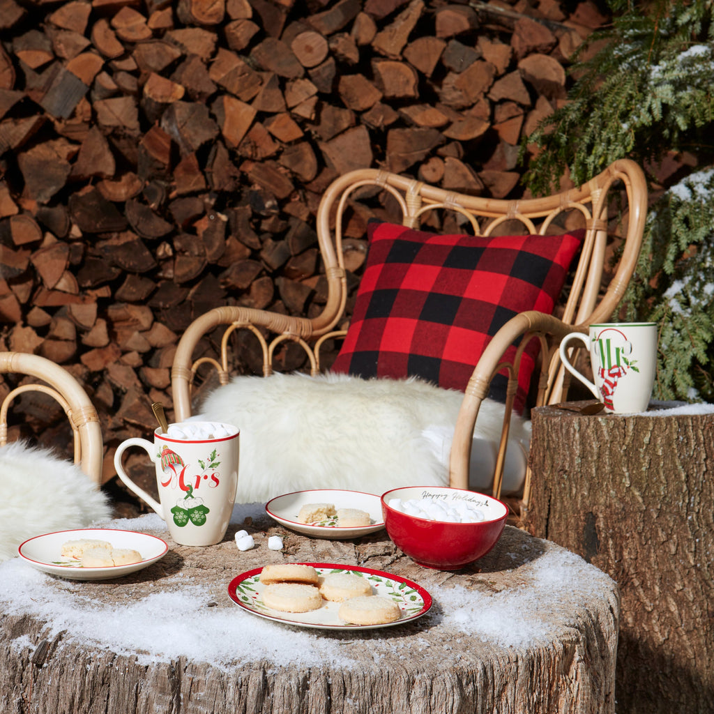 Holiday Accent Plates - Set of 6