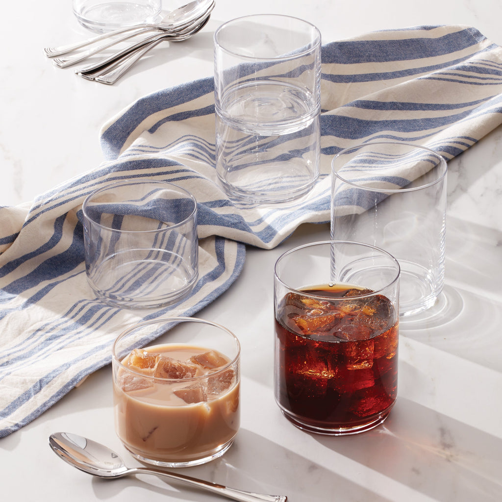 Tuscany Classics Stackable Clear Tall Glasses - Set Of 6