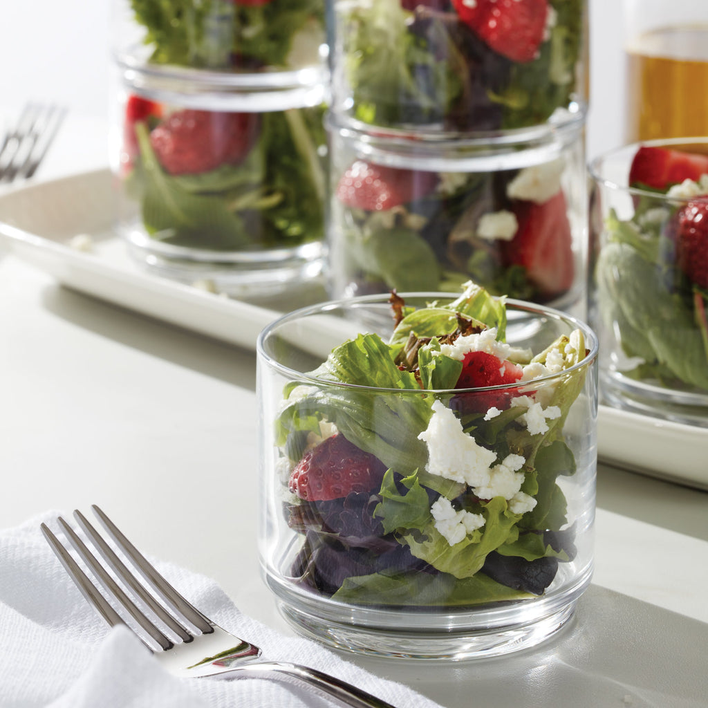 Tuscany Classics Stackable Clear Short Glasses - Set Of 6