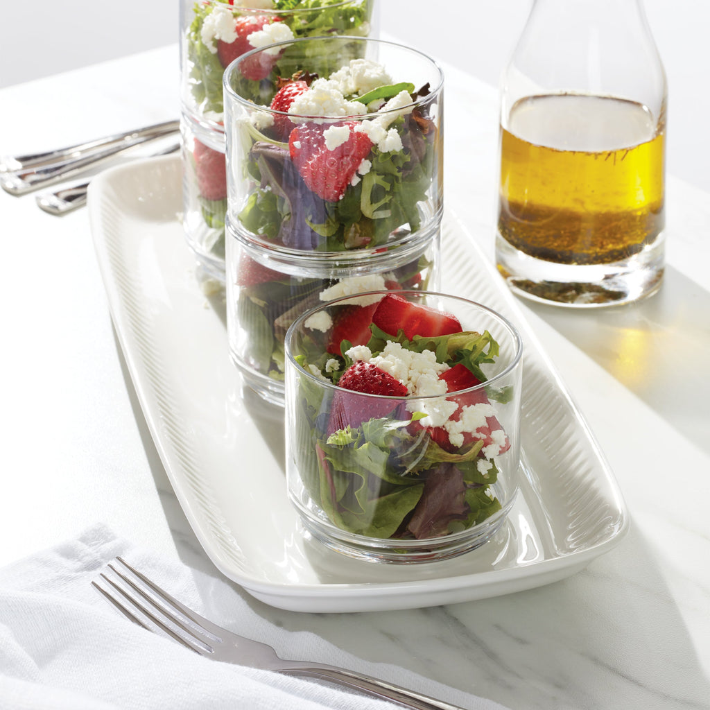 Tuscany Classics Stackable Clear Short Glasses - Set Of 6