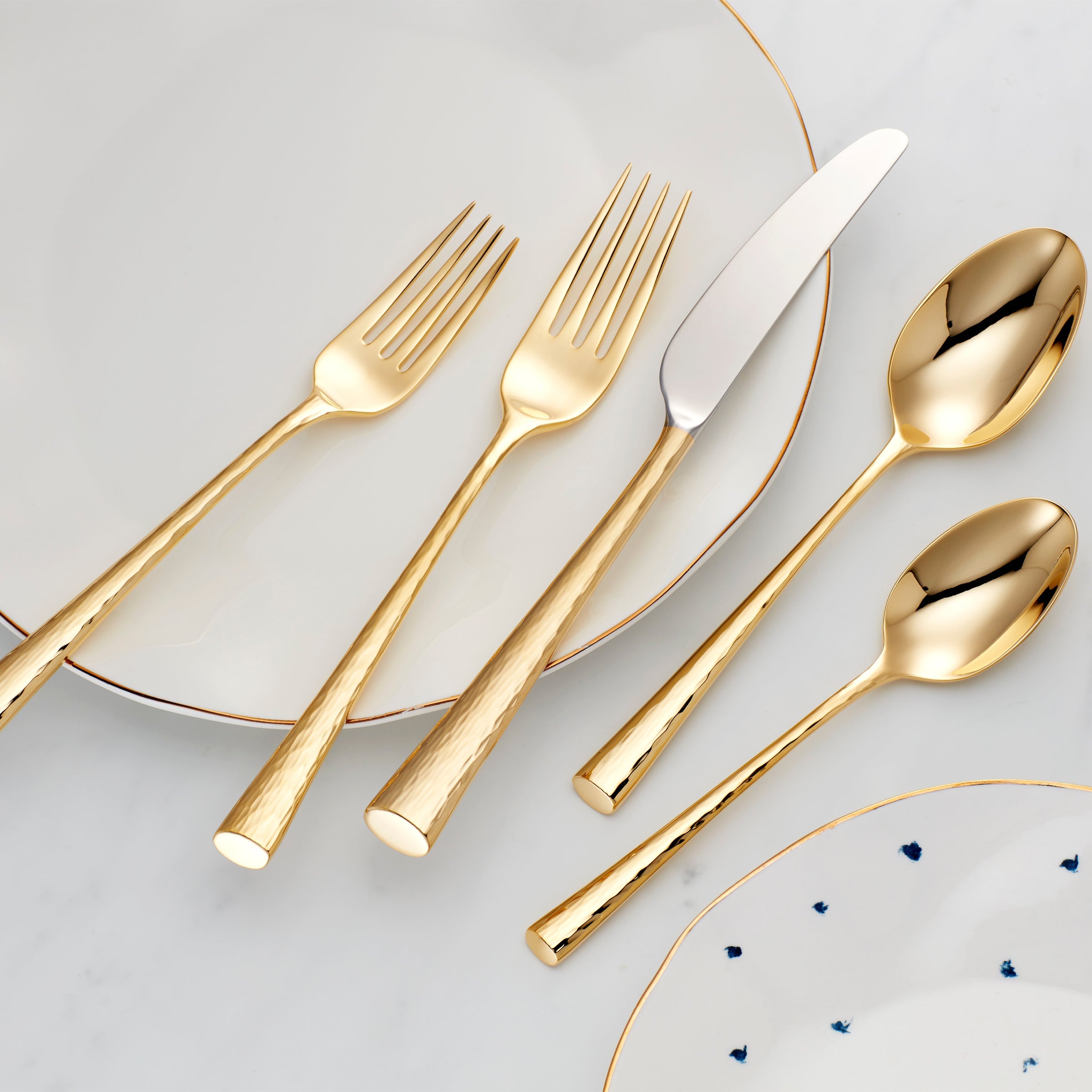 Imperial Caviar Gold 5 Piece Place Setting