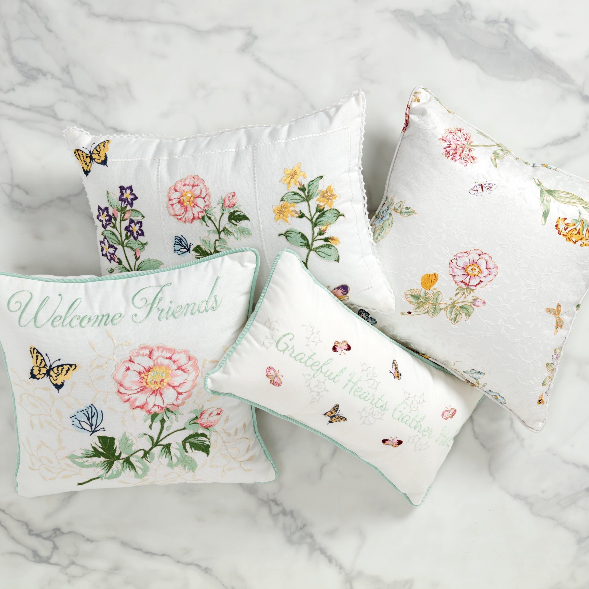 Butterfly Meadow Live Well Pillow 10X20