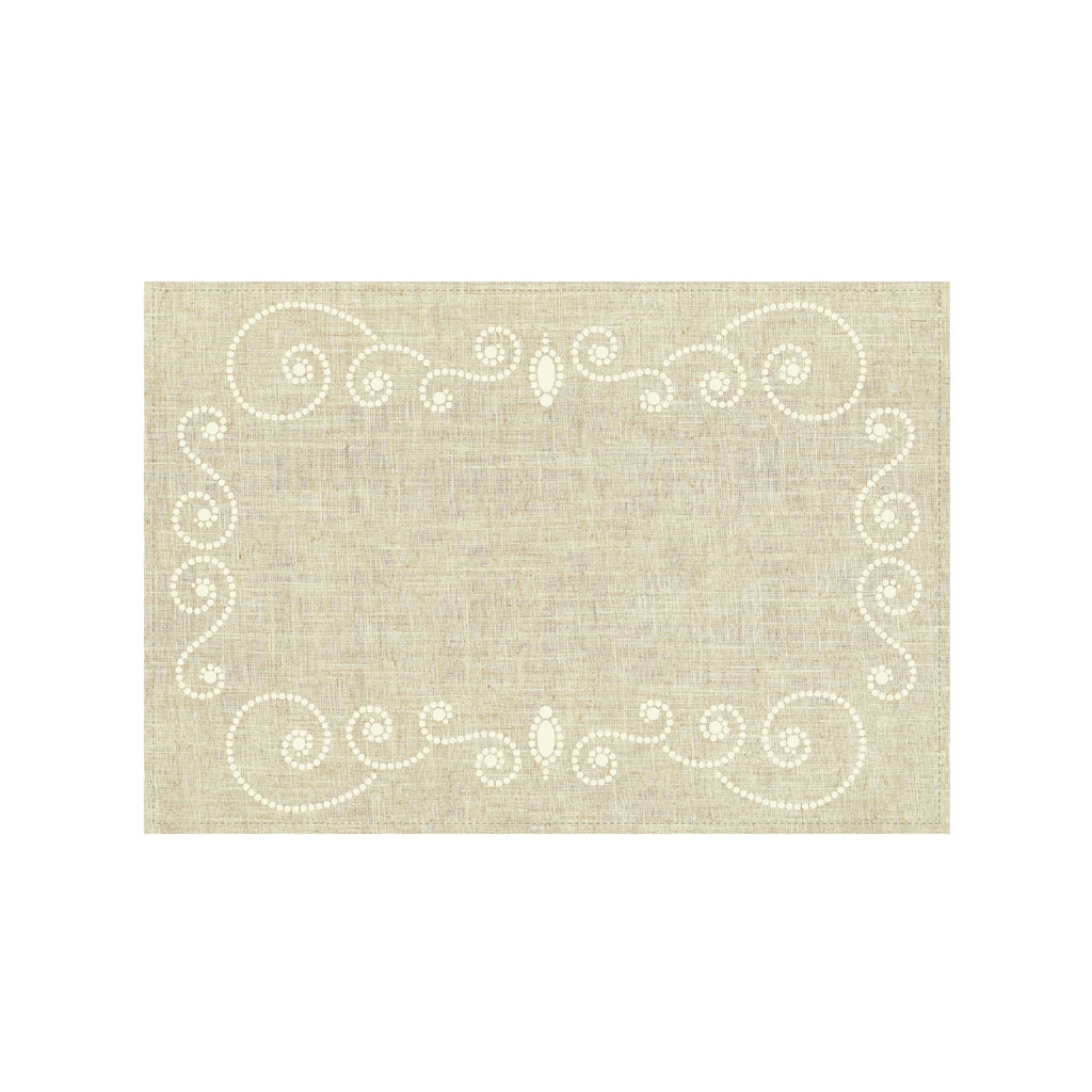 French Perle Linen Placemat