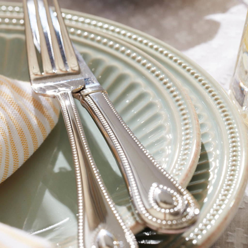 French Perle 65 Piece Flatware Set